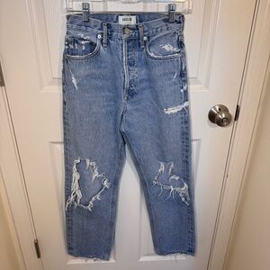 Distressed AGOLDE 90's Jean